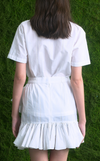 SAN REMO POLO - WHITE COTTON STRIPES