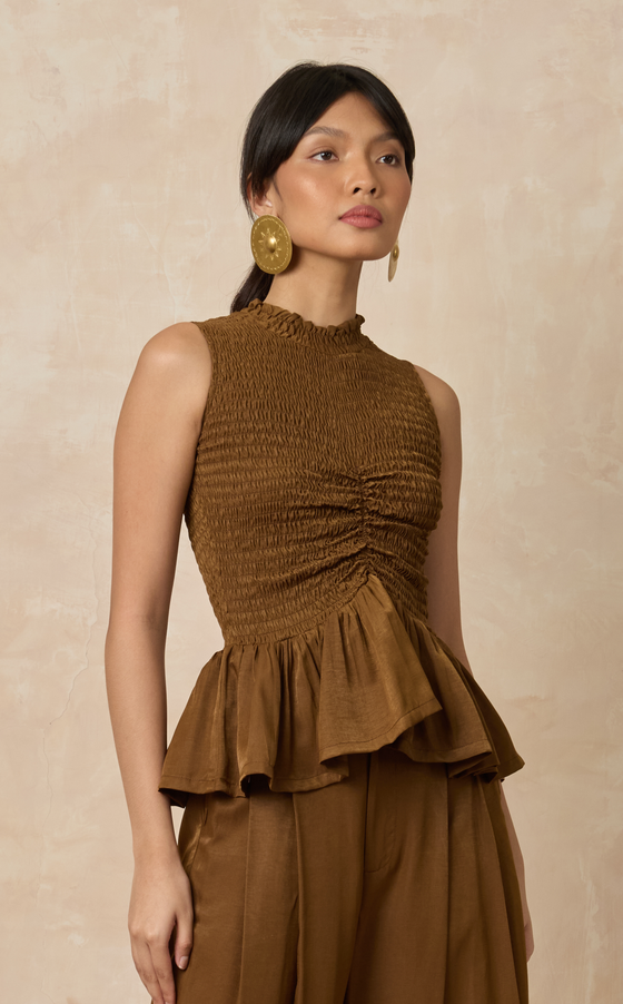 BRISBANE TOP - BRONZE