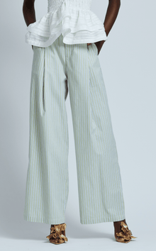  BALI PANTS - GREEN STRIPES