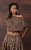 ATTA TOP - BROWN FLORAL