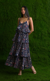 ACAPULCO MAXI DRESS - BLUE PEACH PAISLEY