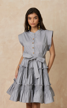  AKITA DRESS - GRAY