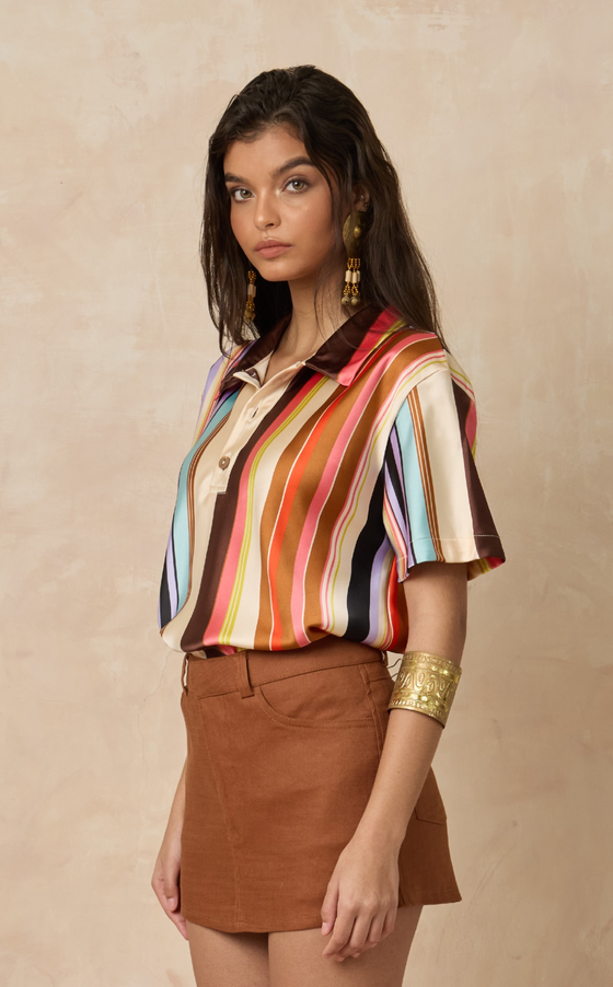 SAN REMO POLO - DIAGONAL STRIPES (PRE ORDER)