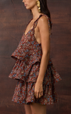 ACAPULCO MINI DRESS - TERRACOTTA FLORAL