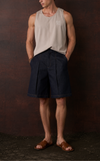 BAGAN SHORTS - BLUE DENIM