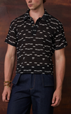 SAN REMO POLO - B&W BAR STRIPES