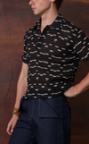 SAN REMO POLO - B&W BAR STRIPES