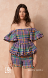 DESIGNER SAMPLE SMOCKED SHORTS - DSS2