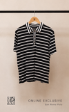 ONLINE EXCLUSIVE SAN REMO POLO BLACK STRIPES