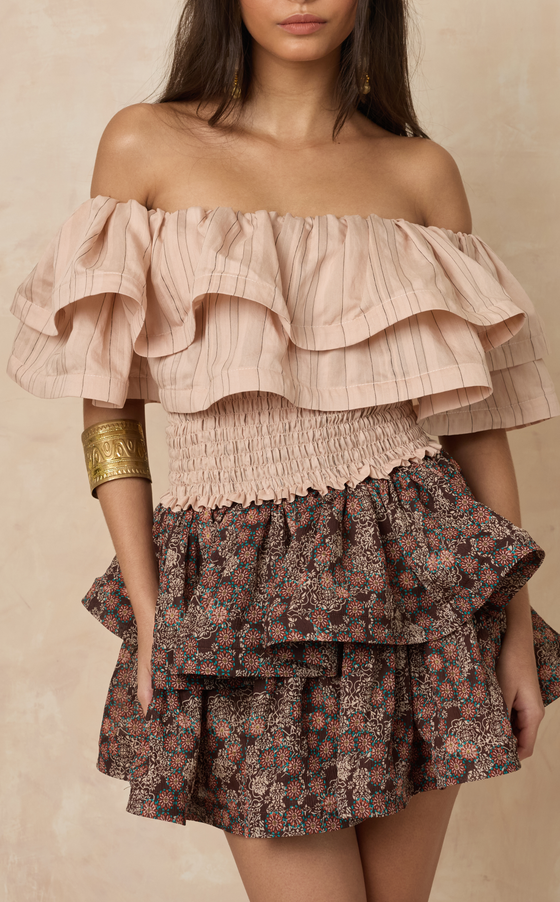 IBIZA TOP 2.0 - BLUSH STRIPES