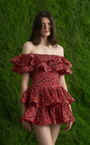 AYDA SKIRT - PETAL ABSTRACT