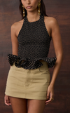 BERINA TOP - ABSTRACT DOTS