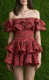 IBIZA TOP - PETAL ABSTRACT