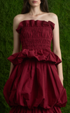 MALLORCA TOP - MAROON