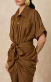 ASMARA DRESS - BRONZE