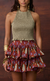AYDA SKIRT - ORANGE FLORAL