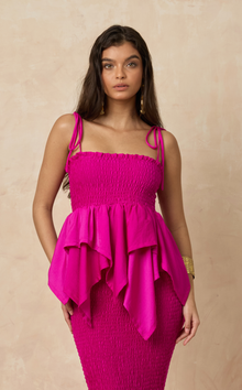  FIJI TOP - BOUGAINVILLEA