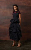 CATTLEYA SKIRT - BLACK SEERSUCKER (PRE ORDER)