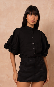  CITA SKORT - BLACK W/ EMBRO