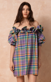 VIERA DRESS - PURPLE PLAID (PRE ORDER)