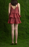 ACAPULCO MINI DRESS - PETAL ABSTRACT