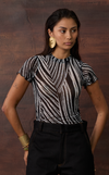 ARA TOP - BLACK VEINS