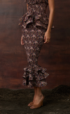 BOLIVIA SKIRT -  PURPLE PAISLEY