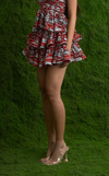 AYDA SKIRT - CRIMSON BOTANICAL