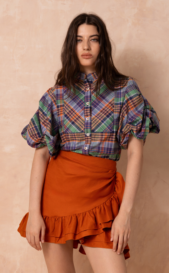 MALIA SKIRT - SAFFRON
