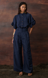 BALI PANTS - NAVY PINSTRIPES