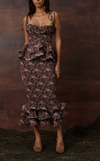 BOLIVIA SKIRT -  PURPLE PAISLEY