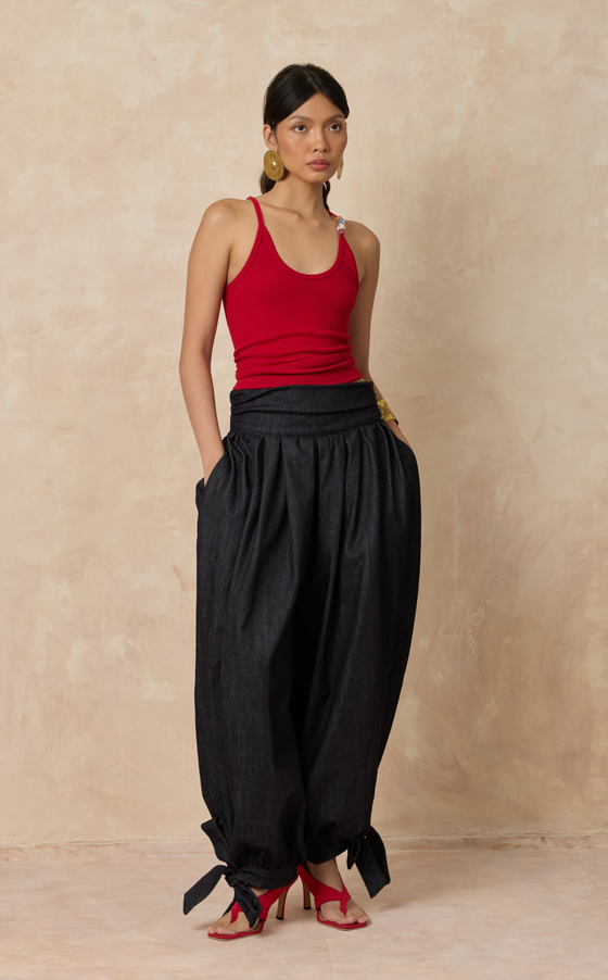 JUMEIRAH PANTS -DENIM (PRE ORDER)