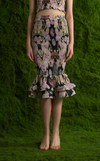 VENEZIA MIDI SKIRT -  PINK PANSY