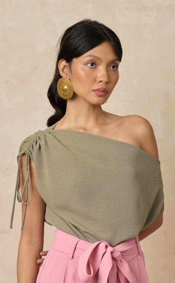 ORA TOP - OLIVE