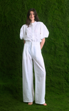 BALI PANTS - WHITE COTTON STRIPES