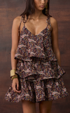 ACAPULCO MINI DRESS - PURPLE PAISLEY