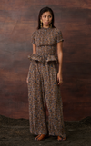 BALI PANTS - BROWN FLORAL