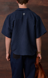 LUANG PRABANG TOP - NAVY PINSTRIPES