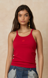 TONIA TANK TOP - SCARLET