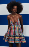 KENYA DRESS - PINK CHECKERED