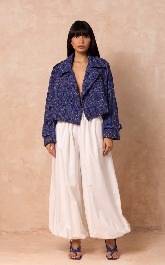 PORTO JACKET - BLUE TWEED