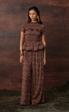 MATERA TOP - TERRACOTTA FLORAL