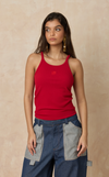 TONIA TANK TOP - SCARLET