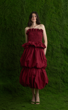 SAYA SKIRT - MAROON (PRE ORDER)