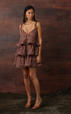 ACAPULCO MINI DRESS - TERRACOTTA FLORAL