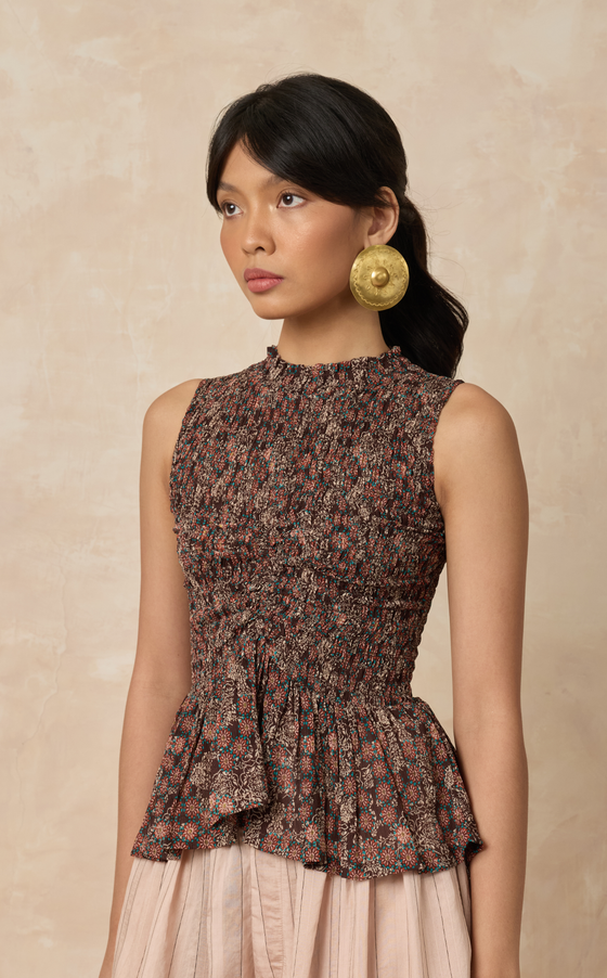 BRISBANE TOP - BROWN AUTUMN