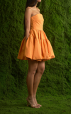 ANNAPURNA DRESS - ORANGE SEERSUCKER (PRE ORDER)