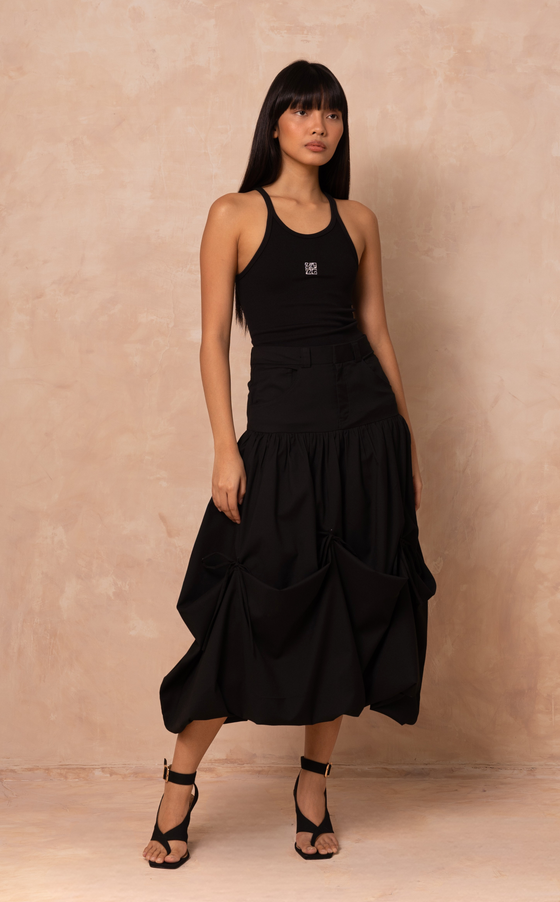 NIAGARA SKIRT - BLACK