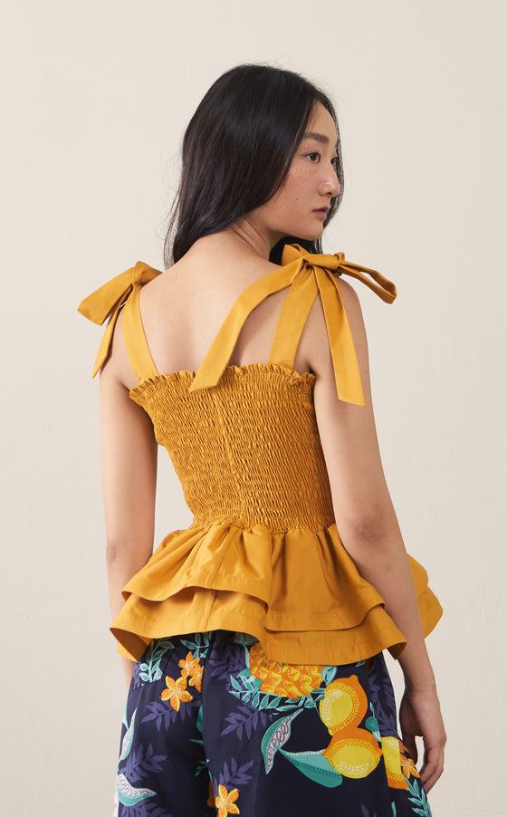 FIRENZE TOP - MUSTARD