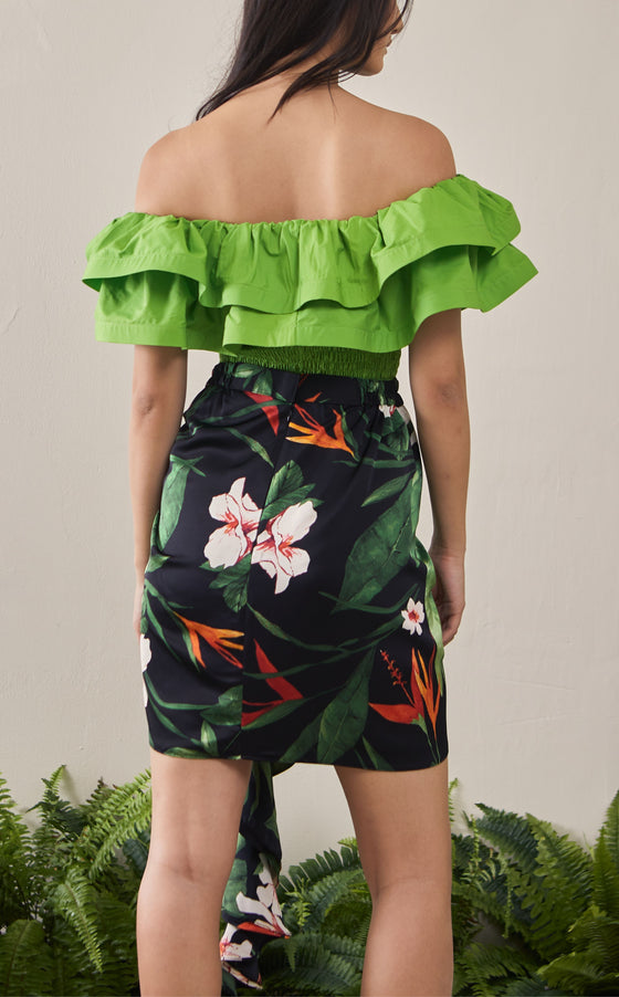 FLORA MINI SKIRT - BOTANICAL FOREST